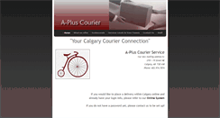 Desktop Screenshot of a-plus-courier.com